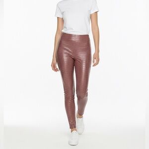 Commando Croc-Embossed Faux Leather Leggings